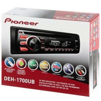 Pioneer DEH-1700UB - autorádia s CD a podporou USB