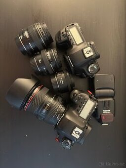 Prodám profi Canon set-pro portréty, svatby i produktovy