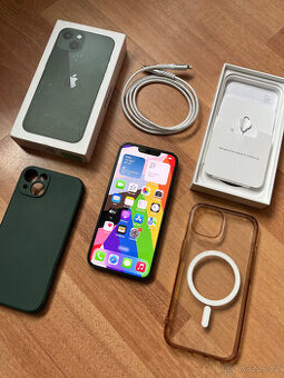 Apple Iphone 13 GREEN 128GB / STAV NOVÉHO / 100% baterie