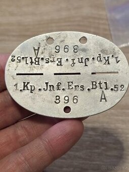 ID známka - pěchota