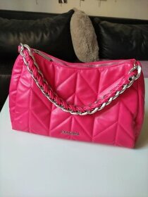 Dámská kabelka přes rameno růžová