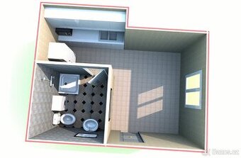 Pronájem 1+kk v bytovém domě se zahradou - 1