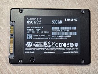 2,5" 500GB SSD Samsung 850 EVO SATAIII