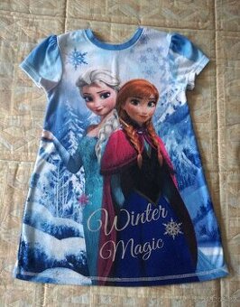 Dětské dívčí delší tričko Elsa/Anna/Olaf v.110/116