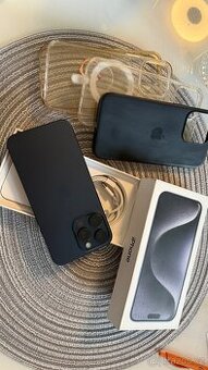 iPhone 15 pro Max Modrý Titan