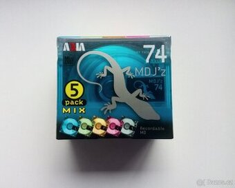 MiniDisc Axia MDJ'z 74 / 5. pack Japan