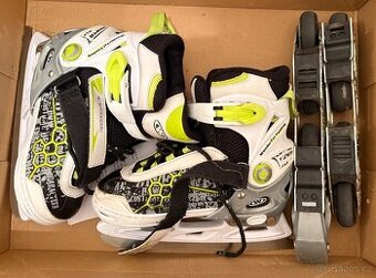 Dětské brusle vel 33 - 36 2v1