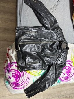 Kožená bunda – velikost L, ideální na motorku / čtyřkolku