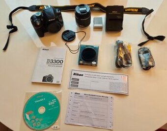 Nikon D3300 + objektiv 18-55 AF-P VR Black