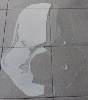 Plexi na Jawa 250 nebo Jawa 350 kyvacka nebo panelka