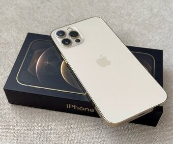 IPhone 12 Pro _ zlatý - 128GB výborný stav