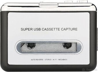 Walkman RYBOZEN, převod kazet do MP3, autoreverse, nový