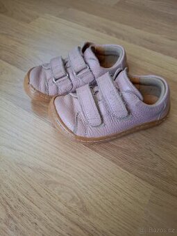 Růžové dívčí barefoot tenisky Froddo 24