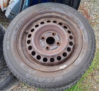 Plechové kola disky honda Jazz civic 175/65/14 zimní