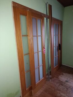 Posuvné interiérové dveře prosklené