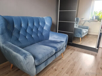 Pohovka VOSS 2 - modrá