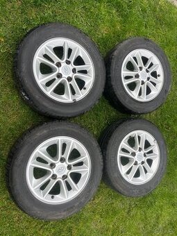 4x litá kola 5x114 R15, letní pneu