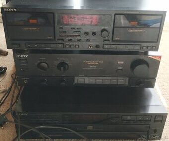 Sony F410R, Sony CDP C315 přehrávač, kaz, přehrávač TC-WR720