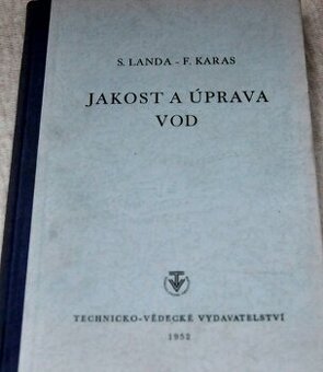 Jakost a úprava vod