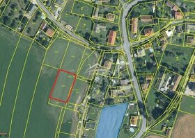 Stavební parcela 1.248 m2 Kyjov, 4km Havlíčkův Brod - 1