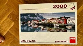 Dino puzzle rybářská vesnice