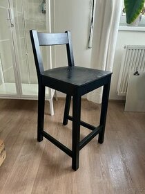 Barová stolička s opěrkou - 1
