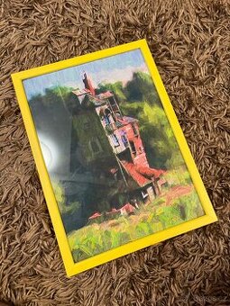 Zarámovaný obrázek, potisk na plátně Harry Potter