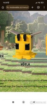 Včelka Minecraft McDonald's