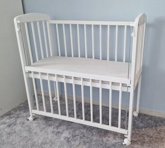 Dětská postýlka Puppolina mini se stahovacím bokem