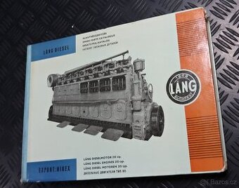 ČSPLO, LODNÍ STABILNÍ MOTOR LANG 315, 470 STRAN, NÁMOŘNÍ LOĎ
