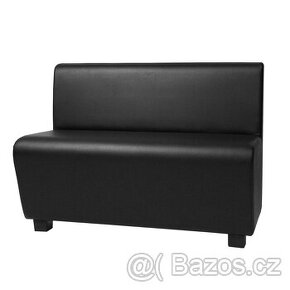 Čalouněné lavice BASIC 1,2m, černá - 1