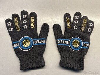 Rukavice zimní Inter Milan, šedivé
