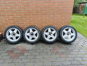 15" litá kola 4x100 7Jx15 EH2 ET38 + letní pneu 195/50 R15