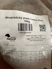 Akvaristický písek - 1