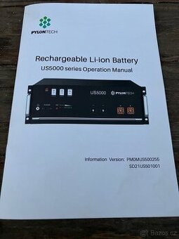 Baterie pro fotovoltaiku PYLONTECH US5000, 4,8kWh/100 Ah