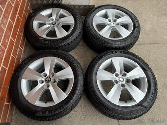 Alu 15" 5x100 škoda MATONE zimní 90% Rapid,F3, TOP