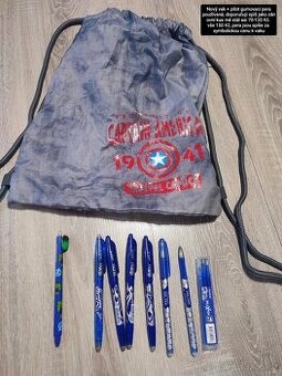 Nový pytlík + pilot gumovaci pera