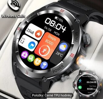 Prodám nové chytré hodinky mnoho funkcí