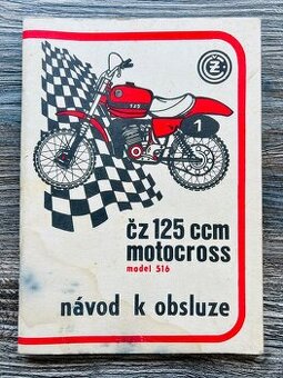 Návod k obsluze - ČZ 125 ccm Motocross ( 1983 )