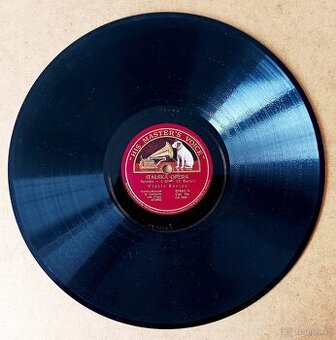 Vlasta Burian - stará šelaková gramodeska z roku 1929