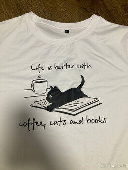 Trička s potiskem L-XXXXXL kočka/pes - 1