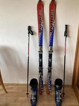 SET lyže Völkl 165 cm+ lyžáky LOWA vel.10-11 + hůlky
