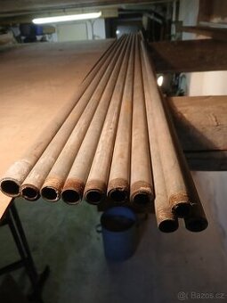 Pozinkované  vodovodní  trubky  1/2 a 3/4"