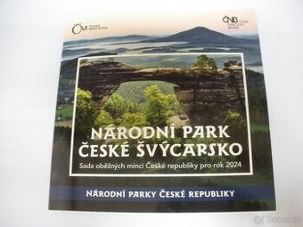 Sada oběžných mincí 2024 Národní parky - České Švýcarsko