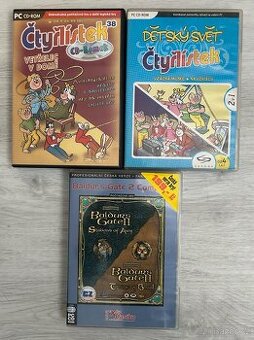 Prodám PC CD-ROMy Čtyřlístek a Baldur’s Gate 2: