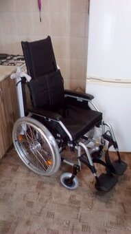 INVALIDNÍ VOZÍK--44cm+BUBNOVÉ BRZDY- lze zaslat po ČR