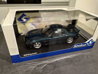 1:18 Mazda RX-7 FD RS Coupé 1994 Montego Blue Mica - SOLIDO