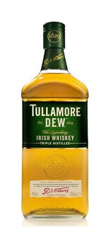 Lahev irské whisky Tullamore Dew, 7 let stará, s kolkem