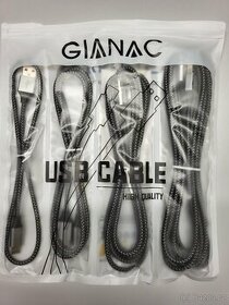 Prodám Nový nepoužitý set 4 datových kabelů micro USB