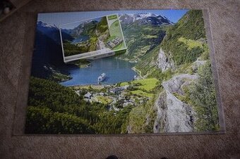 Puzzle 3000 krajina, hory, Norsko Trefl